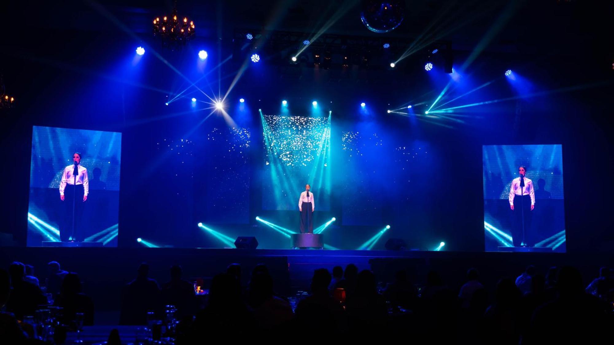 The Pyramid Cancun By Oasis Exterior photo The stage of the 2015 Asian Games closing ceremony